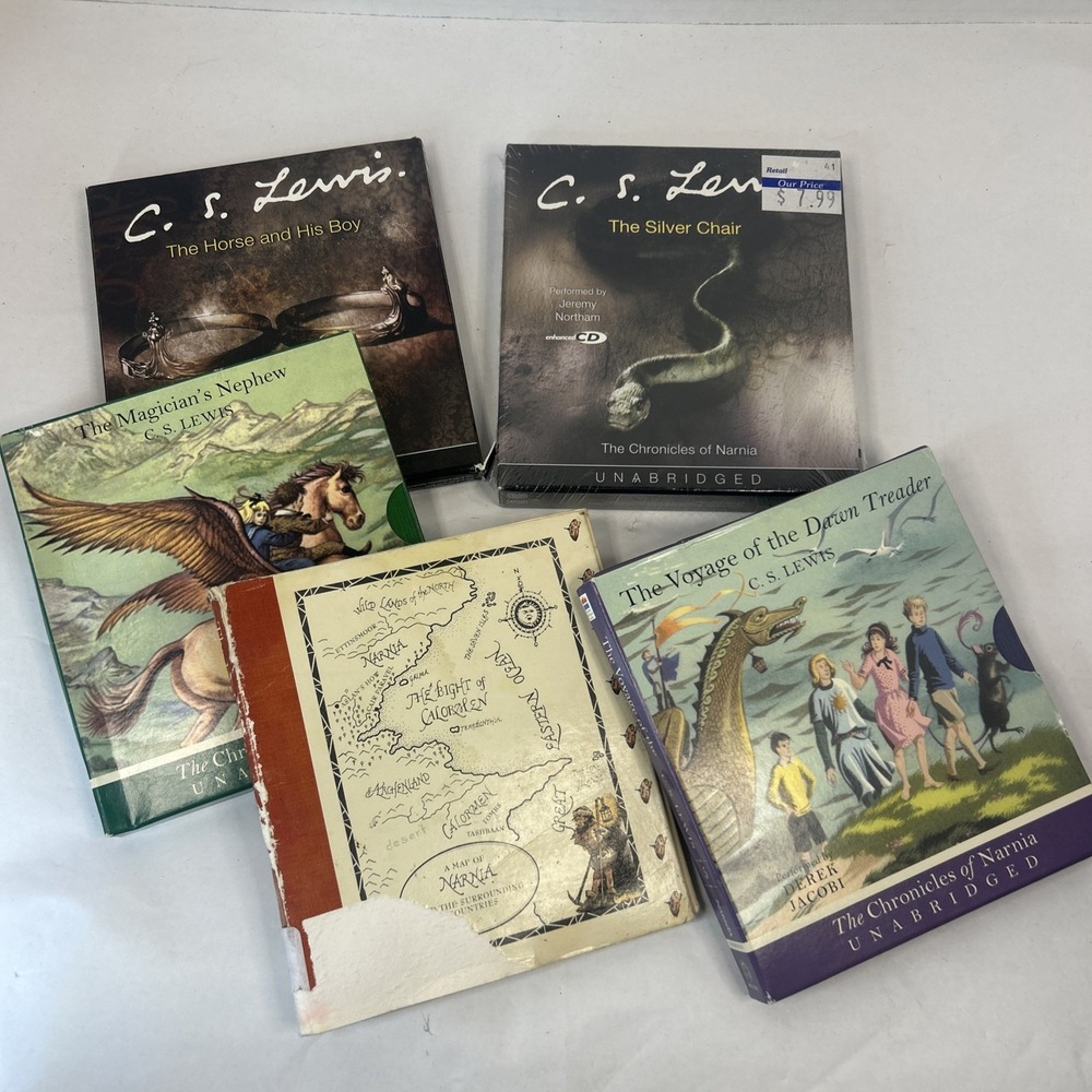 CS Lewis Audio CD Magicians Nephew, Dawn Treaded, Last Battle, More Read